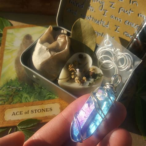 Rise Above Stress and Anxiety with the Olive Green Haven Amulet